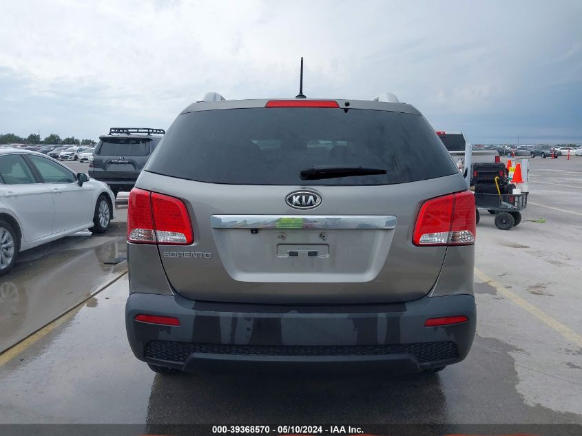 2011 Kia Sorento Lx V6 VIN: 5XYKT4A29BG179739 Lot: 39368570