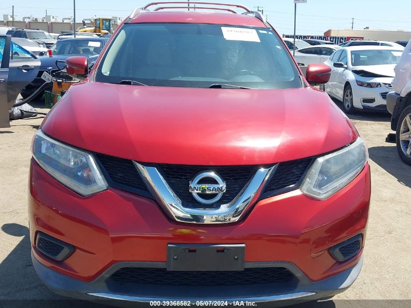 2016 Nissan Rogue S VIN: KNMAT2MV2GP674231 Lot: 39368582