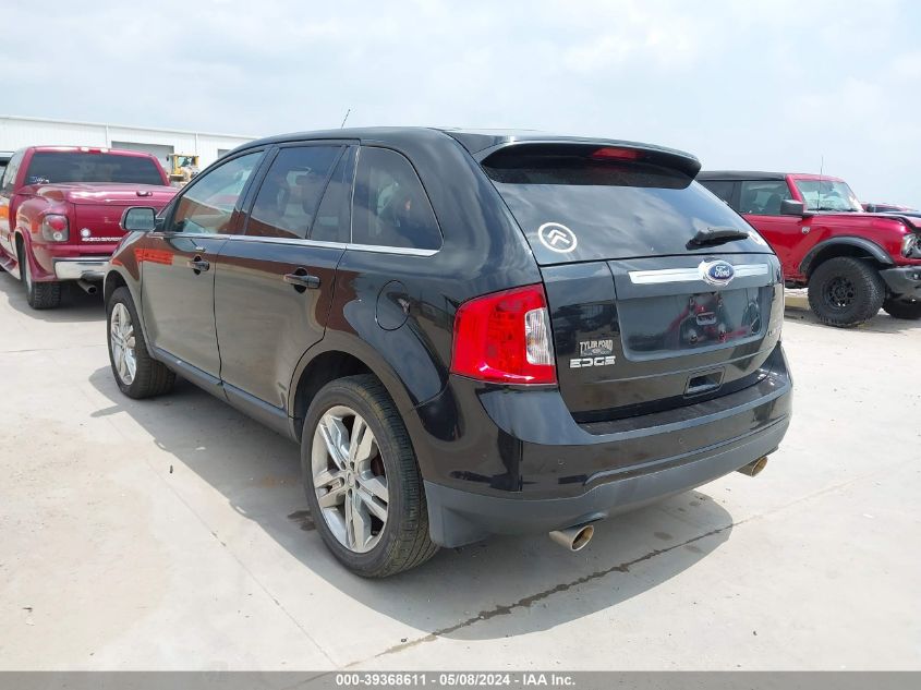 2013 Ford Edge Limited VIN: 2FMDK3KC7DBE03350 Lot: 39368611