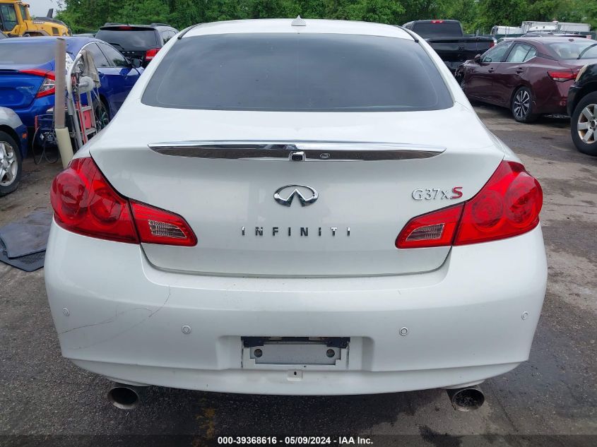 2012 Infiniti G37X VIN: JN1CV6AR1CM677640 Lot: 39368616