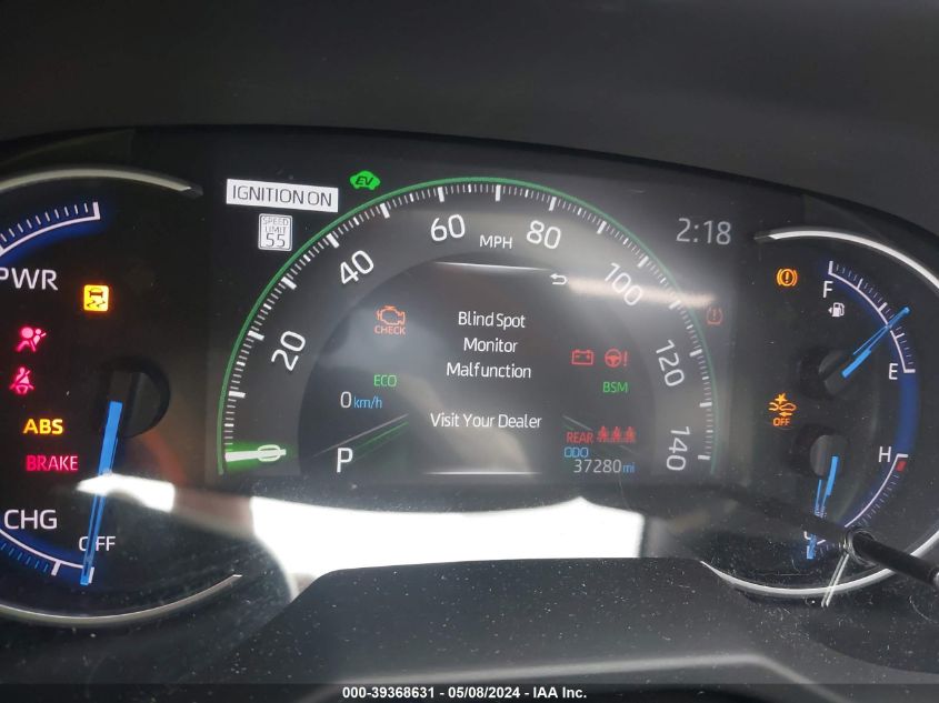 2022 Toyota Rav4 Xse Hybrid VIN: 4T3E6RFV8NU094756 Lot: 39368631