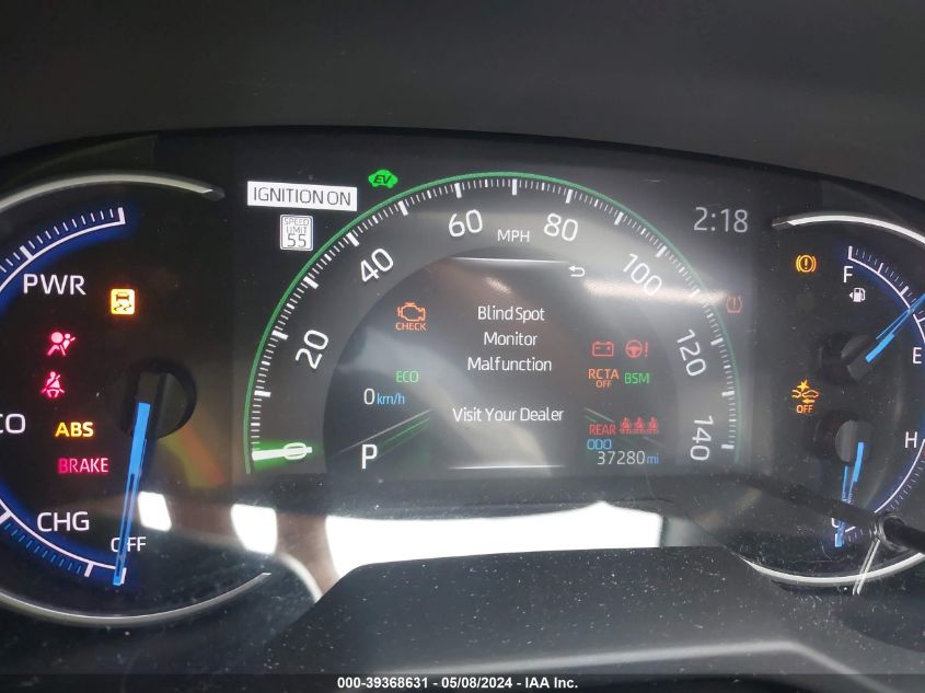 2022 Toyota Rav4 Xse Hybrid VIN: 4T3E6RFV8NU094756 Lot: 39368631