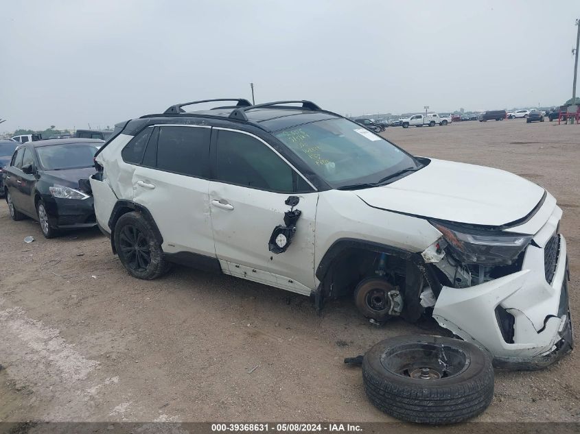 2022 Toyota Rav4 Xse Hybrid VIN: 4T3E6RFV8NU094756 Lot: 39368631