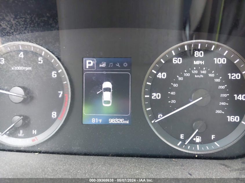 2015 Hyundai Sonata Se VIN: 5NPE24AF2FH221718 Lot: 39368638