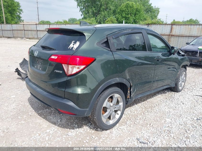 2017 Honda Hr-V Ex-L VIN: 3CZRU6H70HM707649 Lot: 39368646