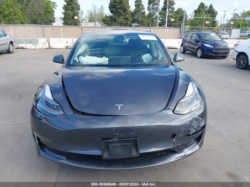 2023 Tesla Model 3 Rear-Wheel Drive VIN: 5YJ3E1EA0PF656877 Lot: 39368649