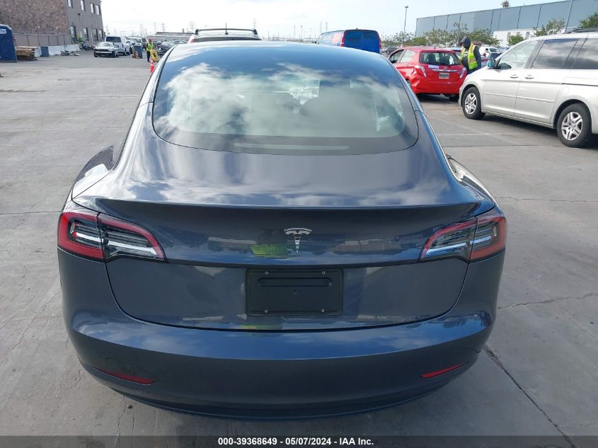 2023 Tesla Model 3 Rear-Wheel Drive VIN: 5YJ3E1EA0PF656877 Lot: 39368649