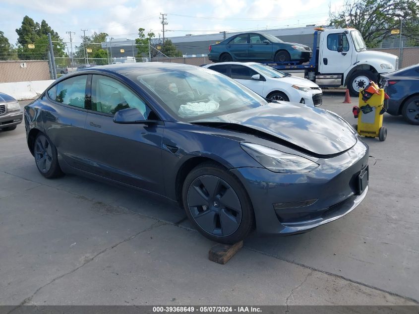 2023 Tesla Model 3 Rear-Wheel Drive VIN: 5YJ3E1EA0PF656877 Lot: 39368649