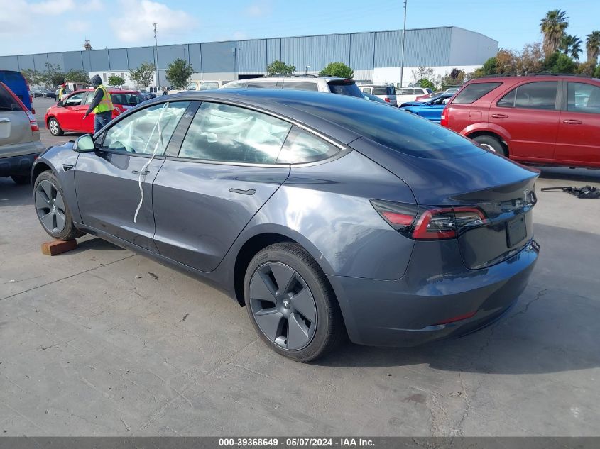 2023 Tesla Model 3 Rear-Wheel Drive VIN: 5YJ3E1EA0PF656877 Lot: 39368649