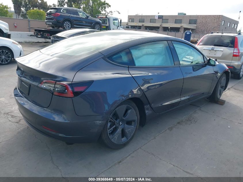 2023 Tesla Model 3 Rear-Wheel Drive VIN: 5YJ3E1EA0PF656877 Lot: 39368649