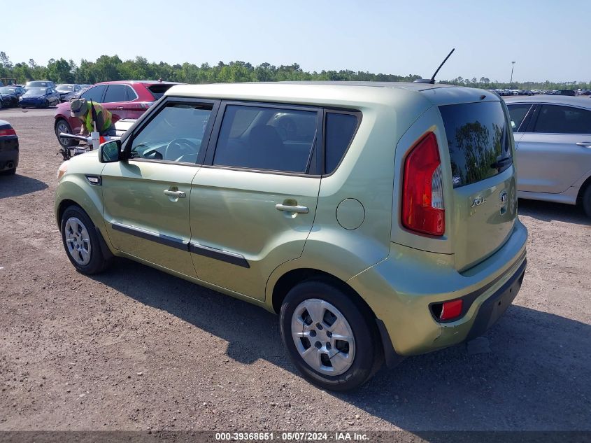 2013 Kia Soul VIN: KNDJT2A56D7618051 Lot: 39368651