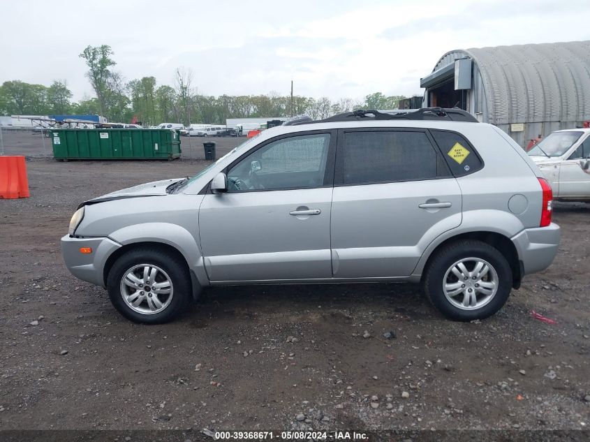 2008 Hyundai Tucson Limited V6/Se VIN: KM8JN12D08U810613 Lot: 39368671