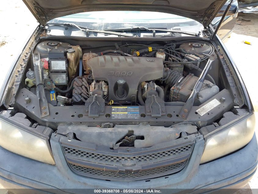 2005 Chevrolet Impala Ls VIN: 2G1WH55KX59241418 Lot: 39368708