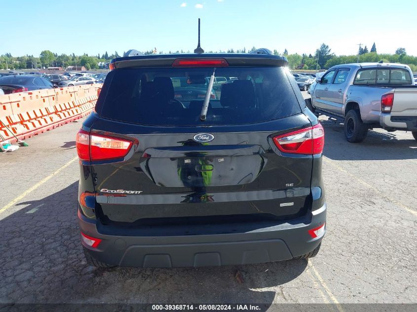 2020 Ford Ecosport Se VIN: MAJ3S2GE7LC368527 Lot: 39368714