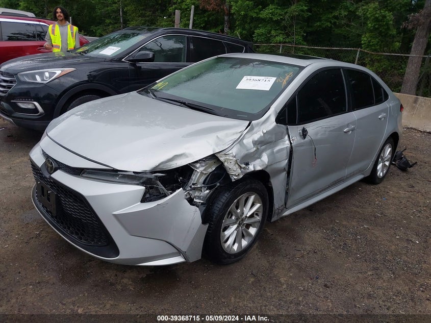 VIN 5YFHPRAE0LP028307 2020 TOYOTA COROLLA LE