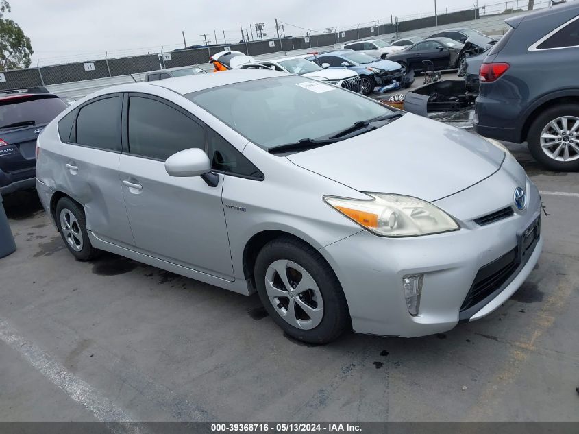 2012 Toyota Prius Two VIN: JTDKN3DU1C5514536 Lot: 39368716