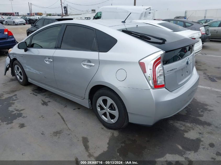 2012 Toyota Prius Two VIN: JTDKN3DU1C5514536 Lot: 39368716