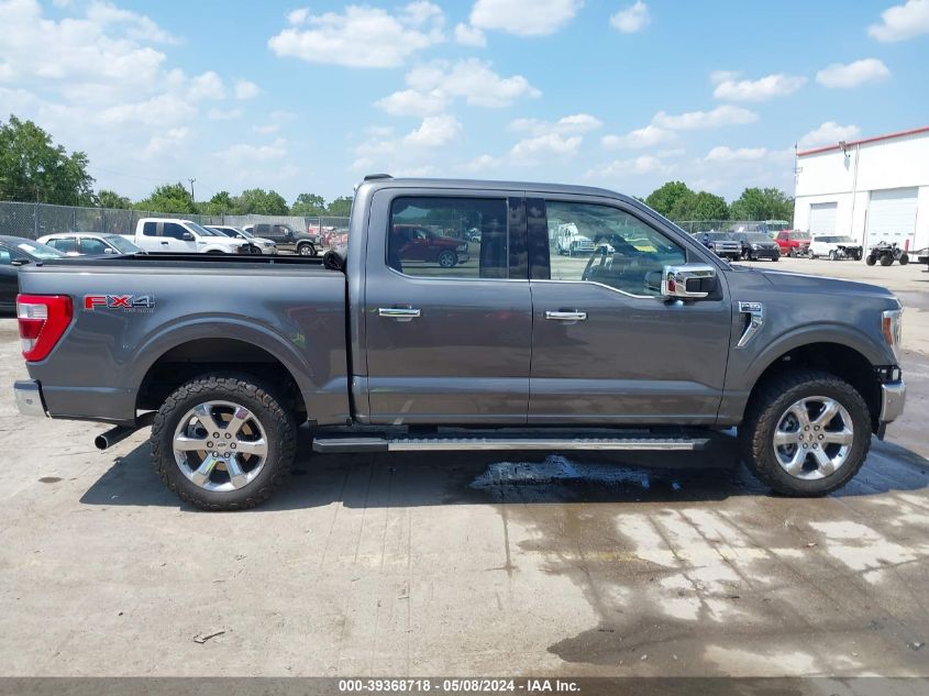 2021 Ford F-150 Lariat VIN: 1FTFW1E80MFC42156 Lot: 39368718