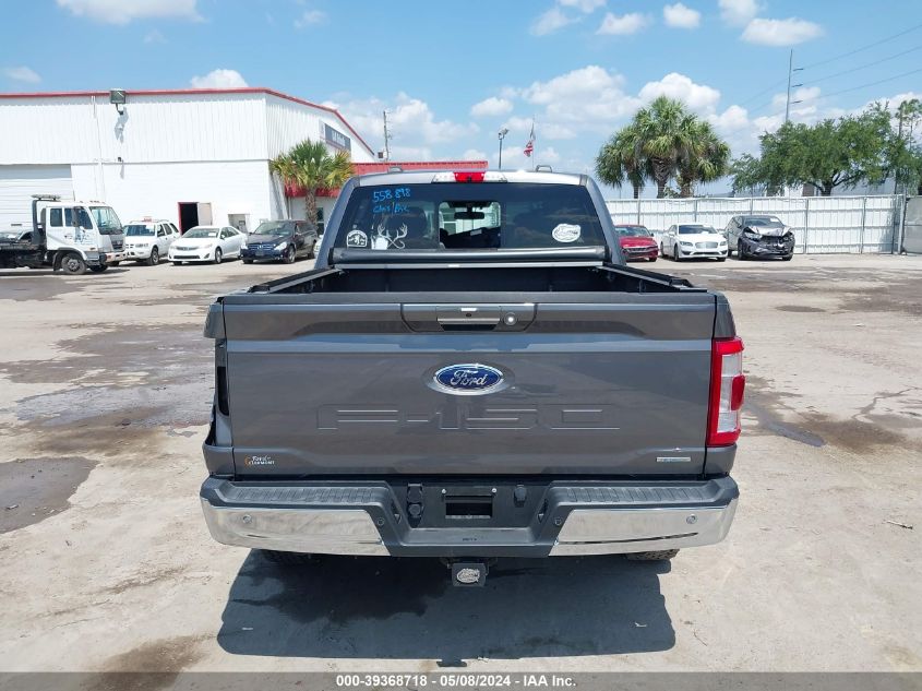 2021 Ford F-150 Lariat VIN: 1FTFW1E80MFC42156 Lot: 39368718