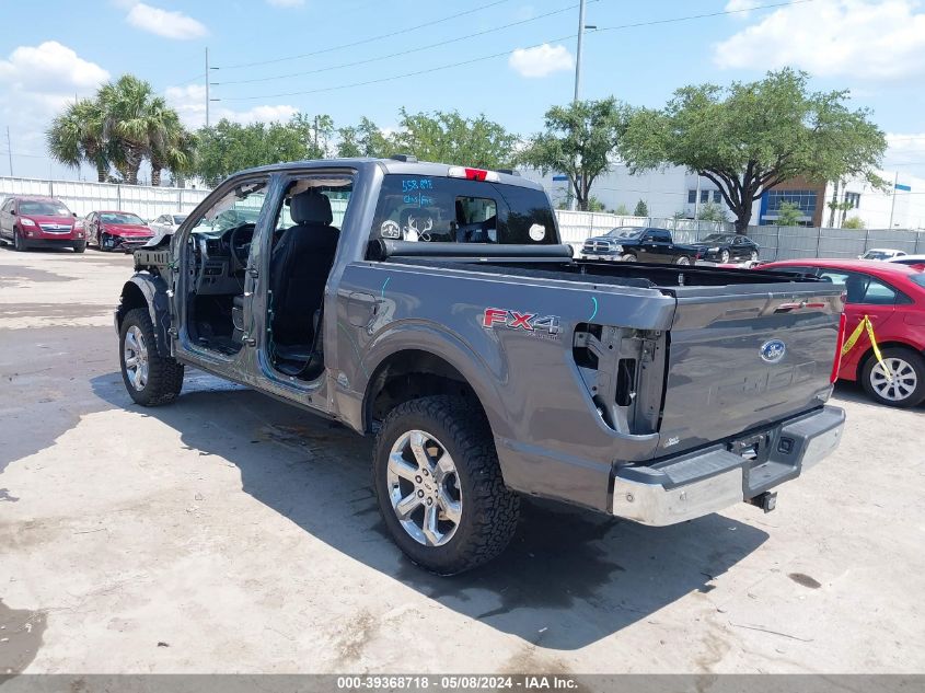 2021 Ford F-150 Lariat VIN: 1FTFW1E80MFC42156 Lot: 39368718