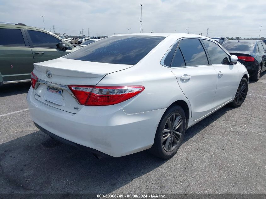 2015 Toyota Camry Se VIN: 4T1BF1FK0FU066390 Lot: 39368749