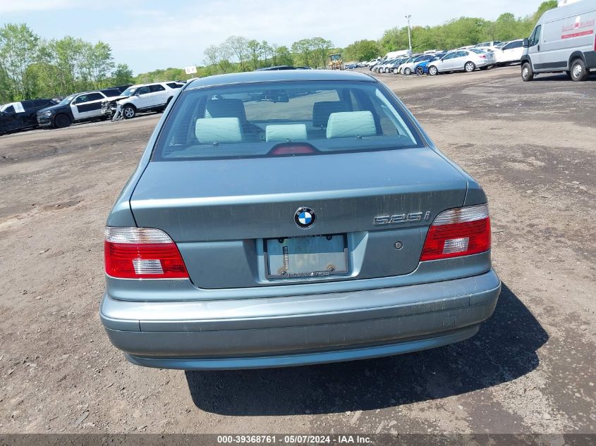 2002 BMW 525Ia VIN: WBADT43472GZ97830 Lot: 39368761