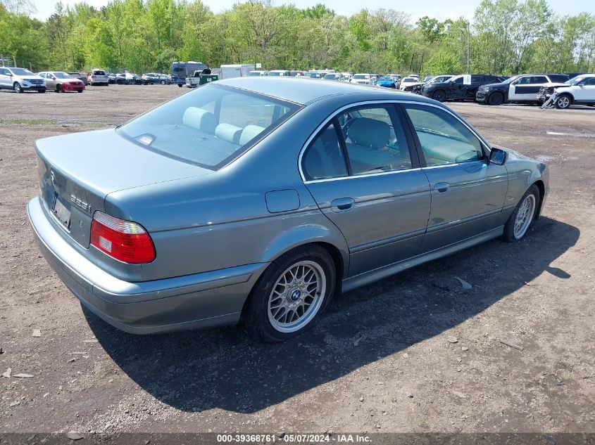 2002 BMW 525Ia VIN: WBADT43472GZ97830 Lot: 39368761