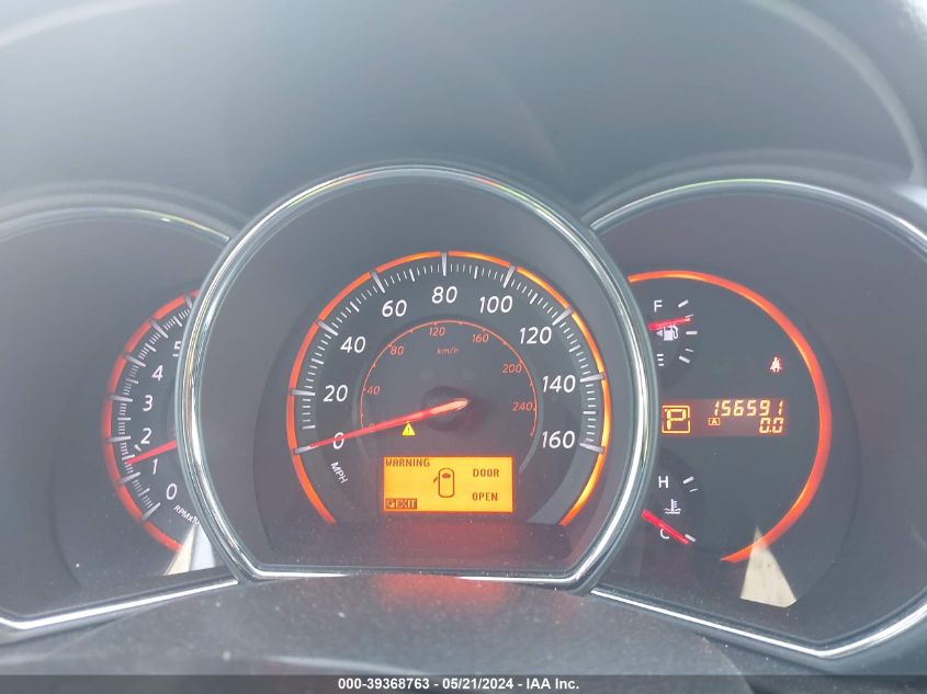 2010 Nissan Murano Sl VIN: JN8AZ1MW0AW124738 Lot: 39368763