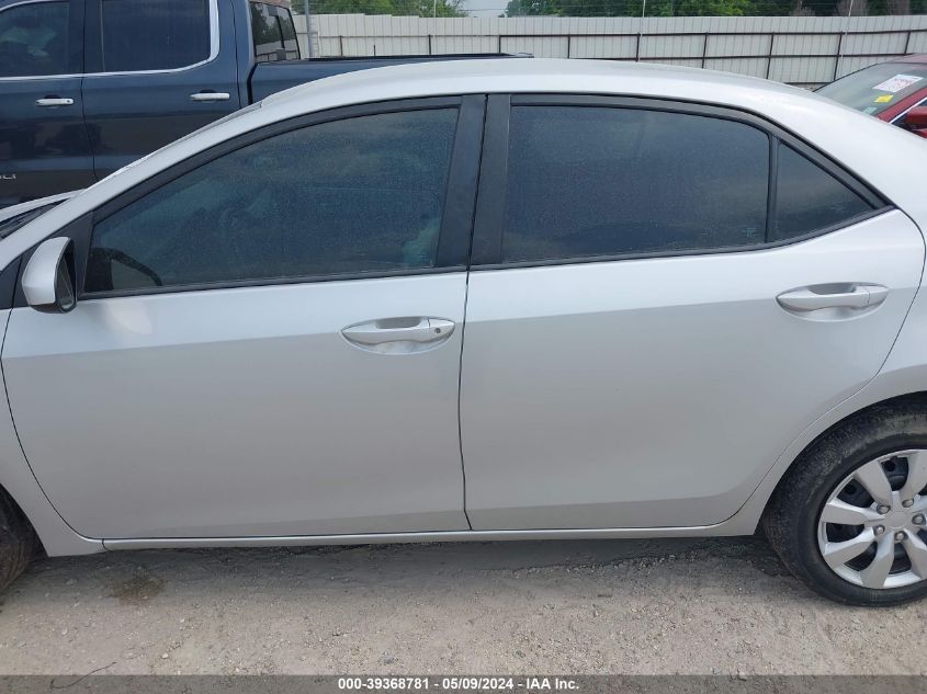 2016 TOYOTA COROLLA LE - 2T1BURHE6GC522181