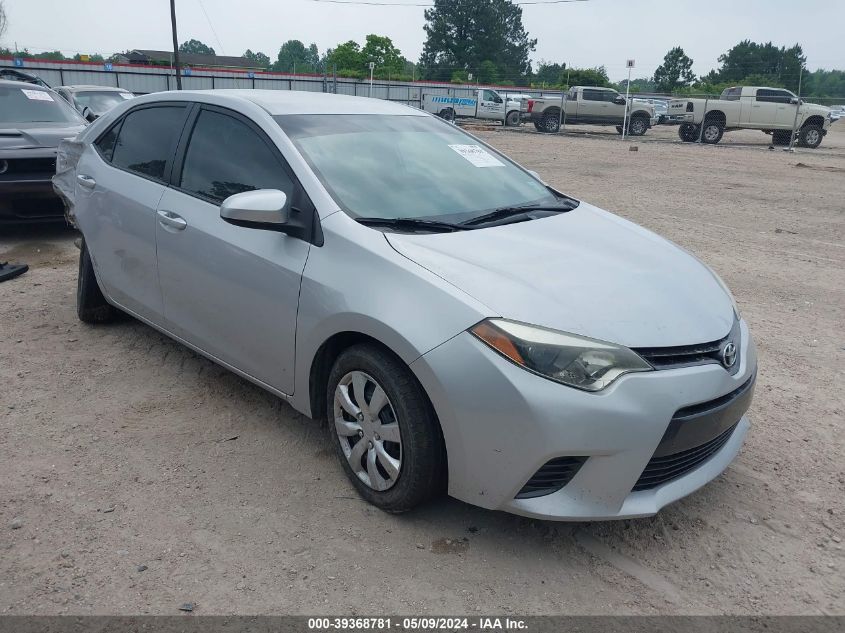 2016 Toyota Corolla Le VIN: 2T1BURHE6GC522181 Lot: 39368781