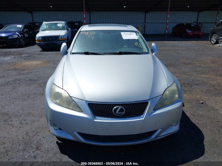 2006 Lexus Is 350 VIN: JTHBE262365011776 Lot: 39368803