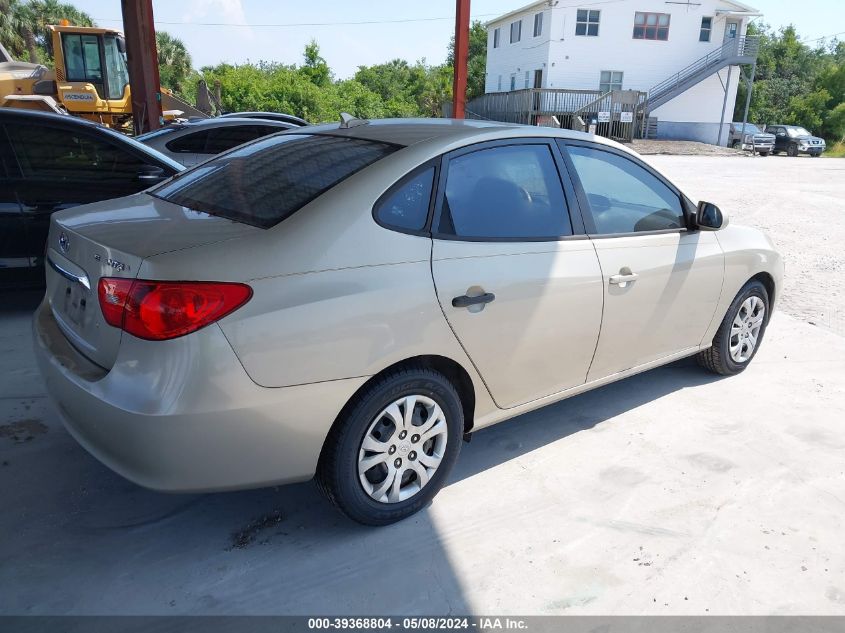 2010 Hyundai Elantra Gls VIN: KMHDU4AD3AU170678 Lot: 39368804