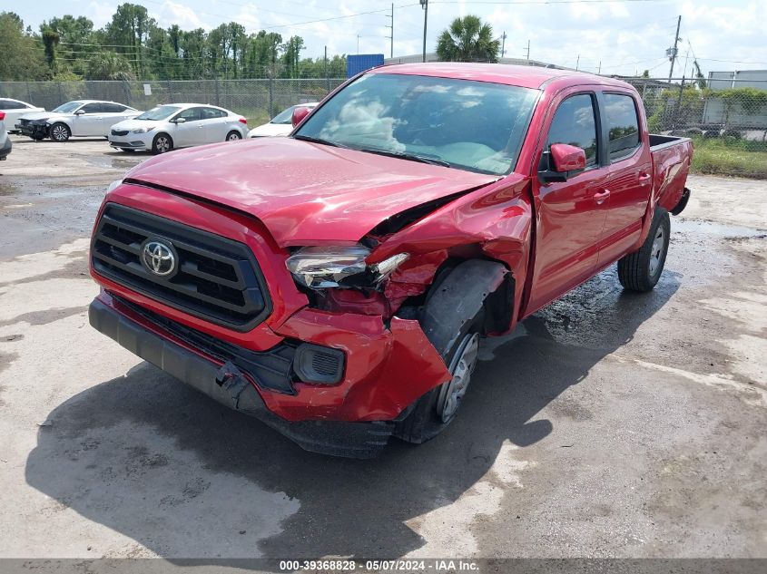 2020 Toyota Tacoma Sr VIN: 5TFAX5GN0LX181904 Lot: 39368828