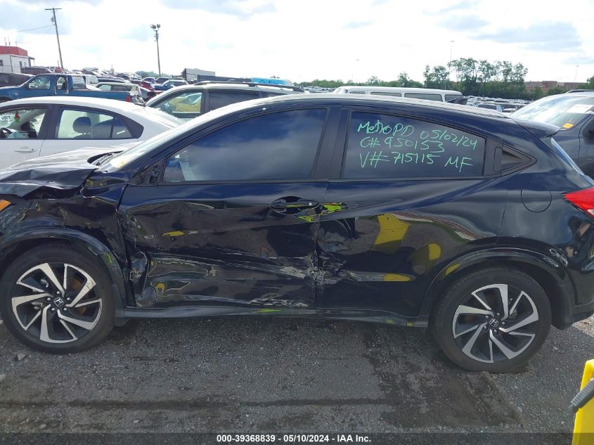 2019 Honda Hr-V Sport VIN: 3CZRU5H19KG715115 Lot: 39368839