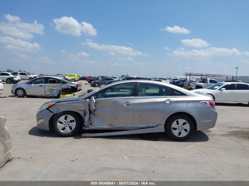 2011 Hyundai Sonata Hybrid VIN: KMHEC4A48BA004702 Lot: 39368841