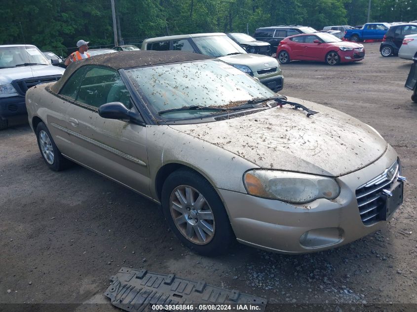 2004 Chrysler Sebring Limited VIN: 1C3EL65R64N160789 Lot: 39368846