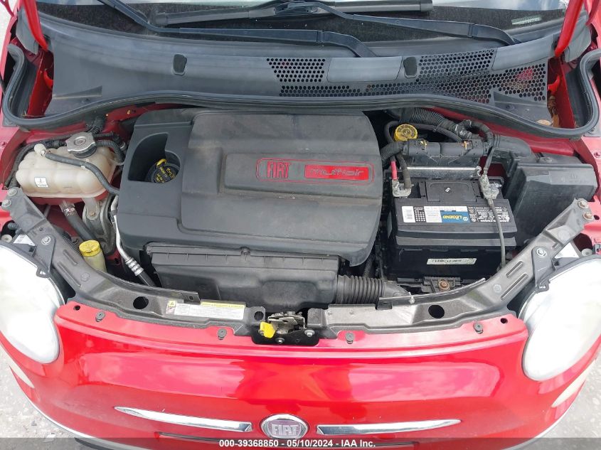 2012 Fiat 500 Lounge VIN: 3C3CFFCR1CT106512 Lot: 39368850