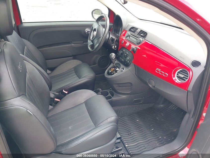 2012 Fiat 500 Lounge VIN: 3C3CFFCR1CT106512 Lot: 39368850