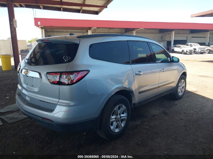 2015 Chevrolet Traverse Ls VIN: 1GNKRFED7FJ340088 Lot: 39368865