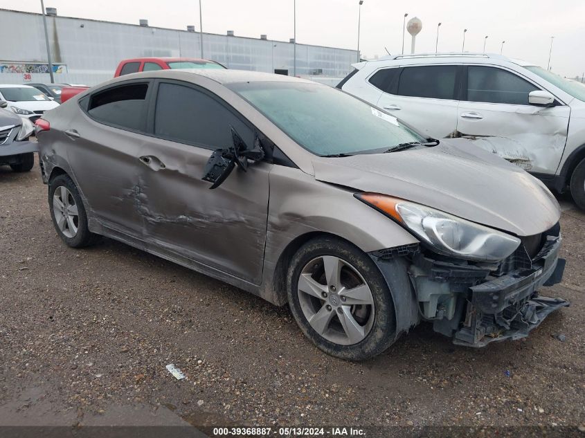 2013 Hyundai Elantra Gls/Limited VIN: 5NPDH4AE5DH318362 Lot: 39368887