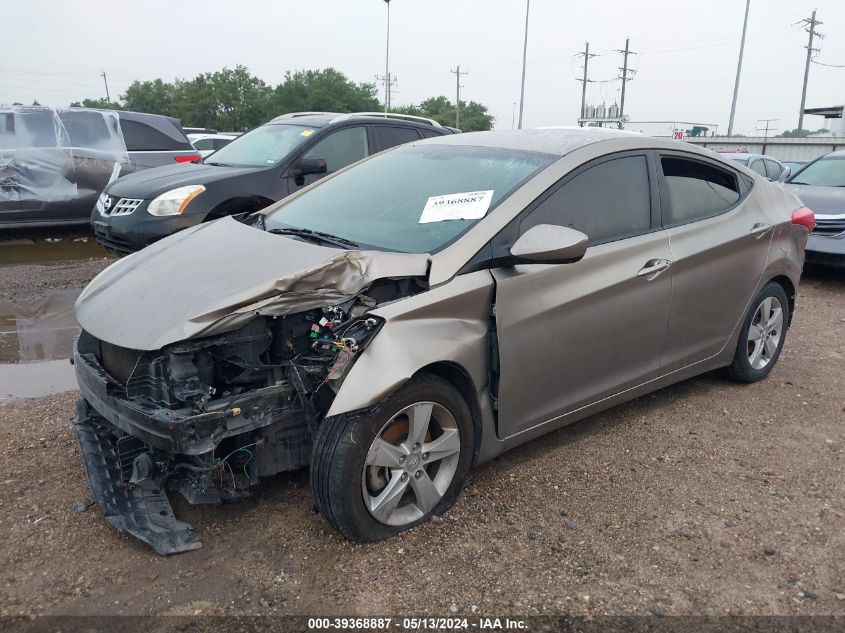 2013 Hyundai Elantra Gls/Limited VIN: 5NPDH4AE5DH318362 Lot: 39368887