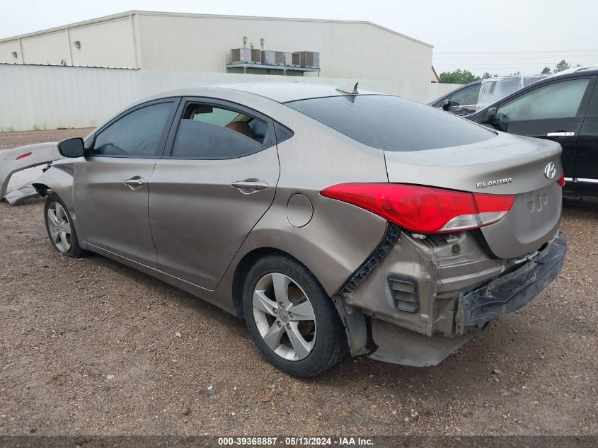 2013 Hyundai Elantra Gls/Limited VIN: 5NPDH4AE5DH318362 Lot: 39368887