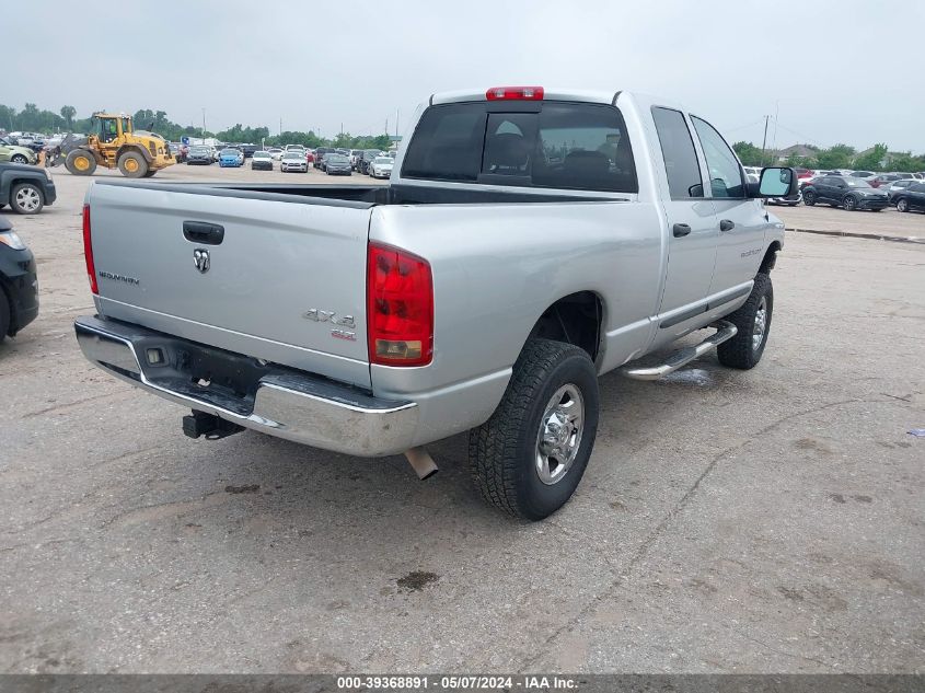 2005 Dodge Ram 2500 Slt/Laramie VIN: 3D7KS28D55G820301 Lot: 39368891