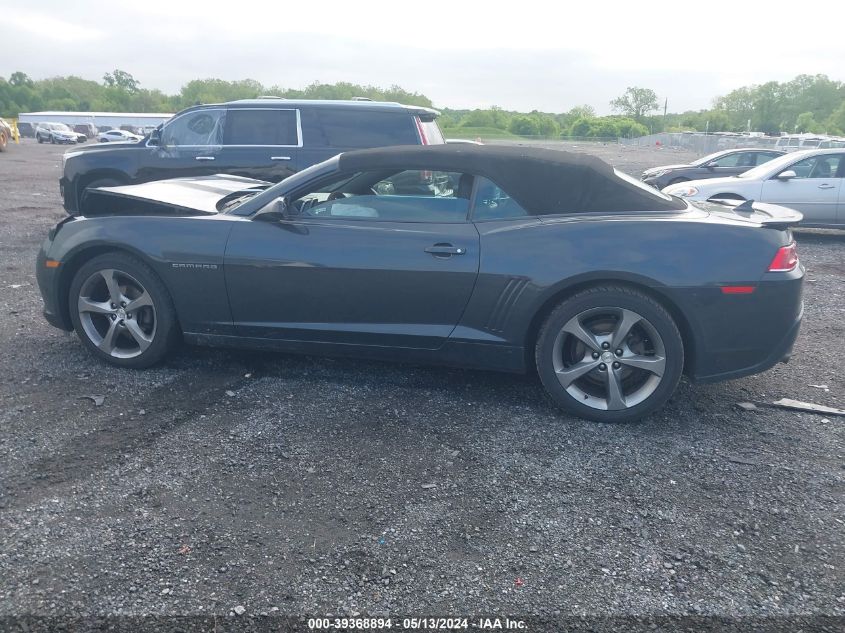 2014 Chevrolet Camaro 2Lt VIN: 2G1FC3D37E9186116 Lot: 39368894