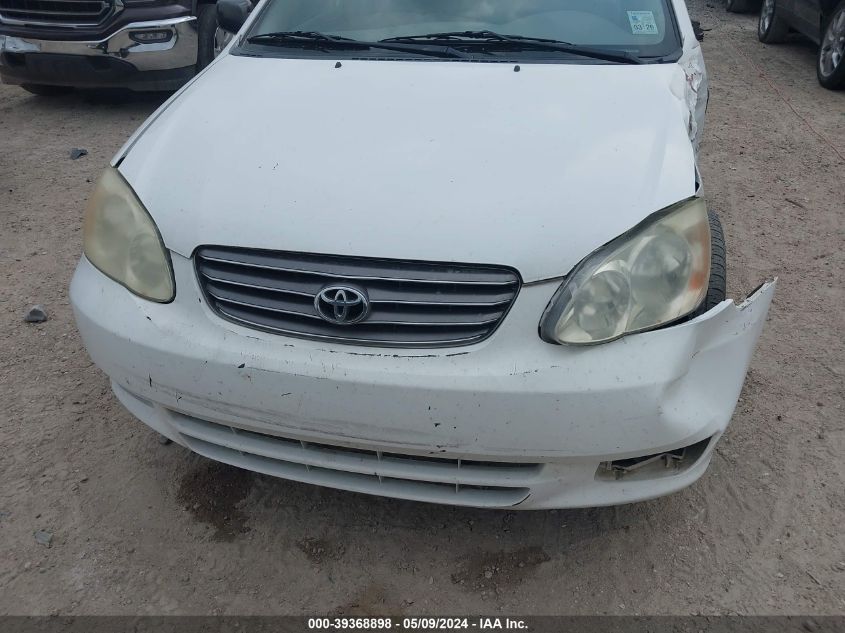 2003 Toyota Corolla Ce VIN: JTDBR32E330022443 Lot: 39368898