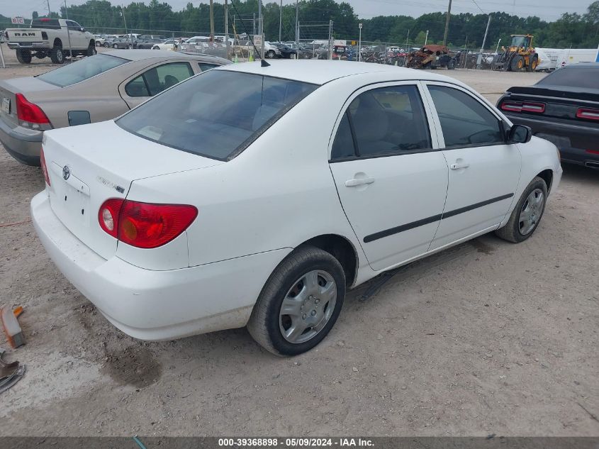 2003 Toyota Corolla Ce VIN: JTDBR32E330022443 Lot: 39368898