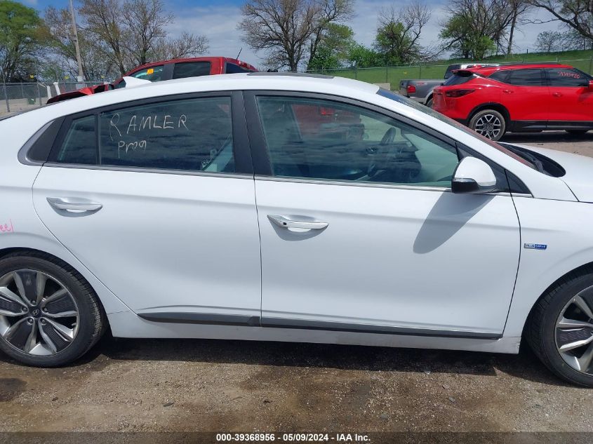 2019 Hyundai Ioniq Hybrid Limited VIN: KMHC05LC1KU135964 Lot: 39368956