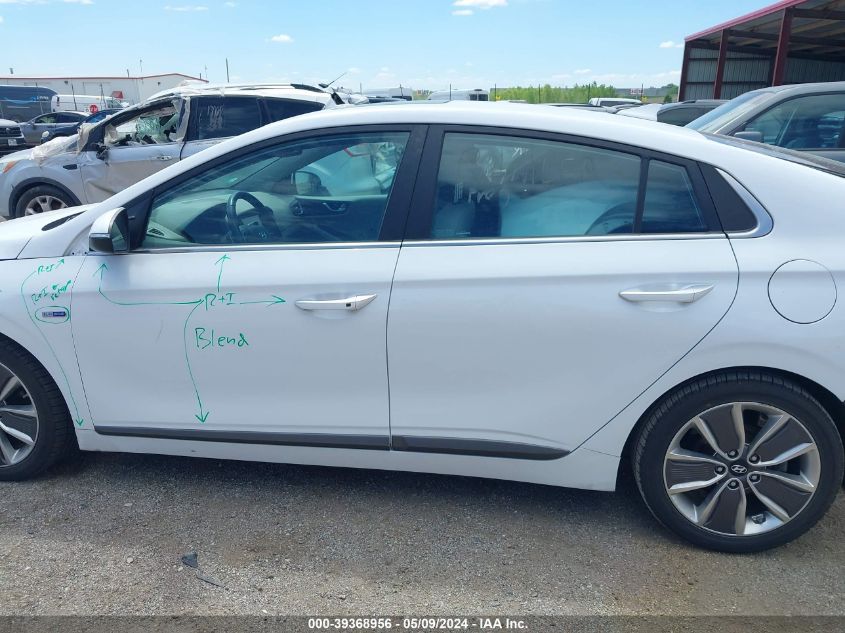 2019 Hyundai Ioniq Hybrid Limited VIN: KMHC05LC1KU135964 Lot: 39368956