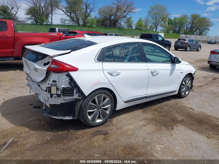 2019 Hyundai Ioniq Hybrid Limited VIN: KMHC05LC1KU135964 Lot: 39368956