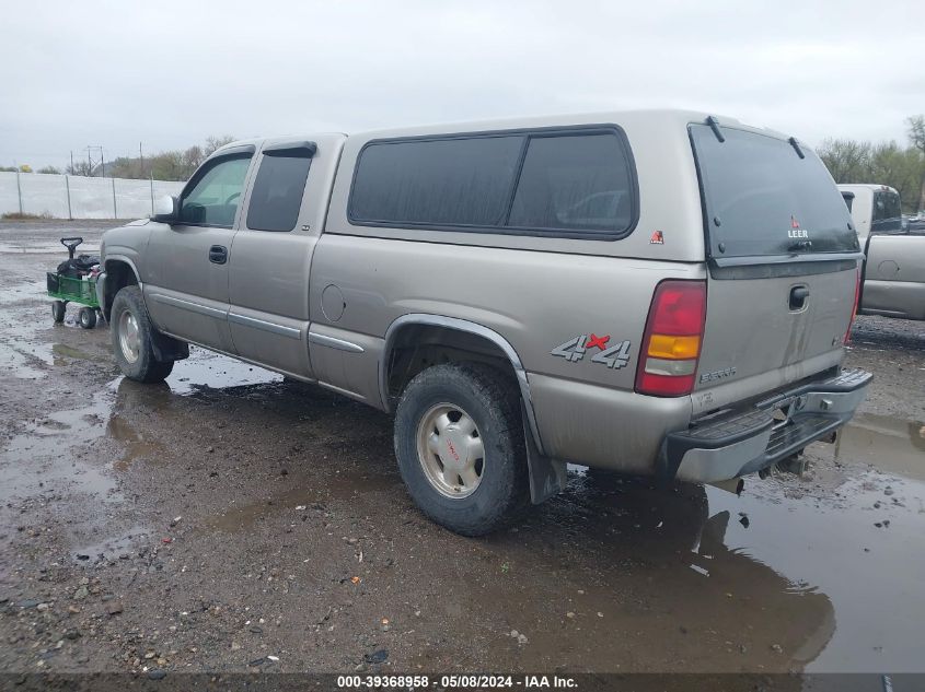 1999 GMC Sierra 1500 Sle VIN: 2GTEK19TXX1544958 Lot: 39368958